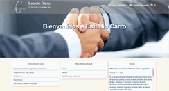 Desktop Screenshot of estudiocarro.com.ar